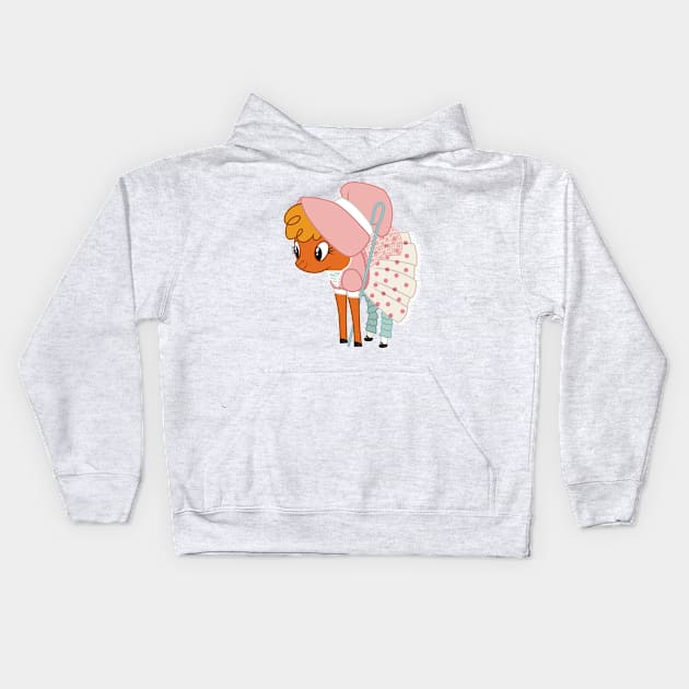 Little Strongheart as Bo Peep Kids Hoodie by CloudyGlow